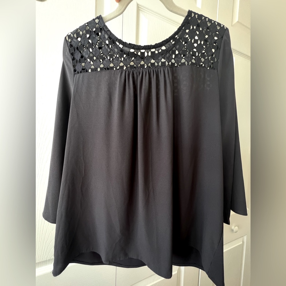 Black lightweight blouse